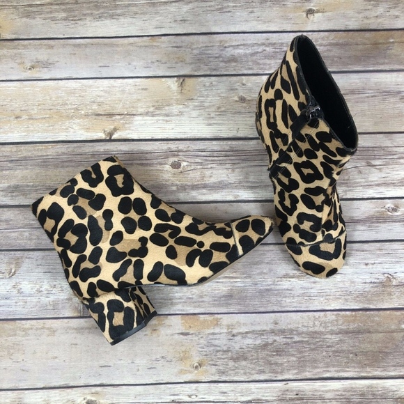 Halogen Shoes - Halogen Calf Hair leopard Boots Size 5